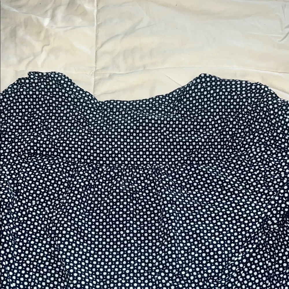 GAP Blue Long Sleeve Fitted Blouse - Picture 4 of 4